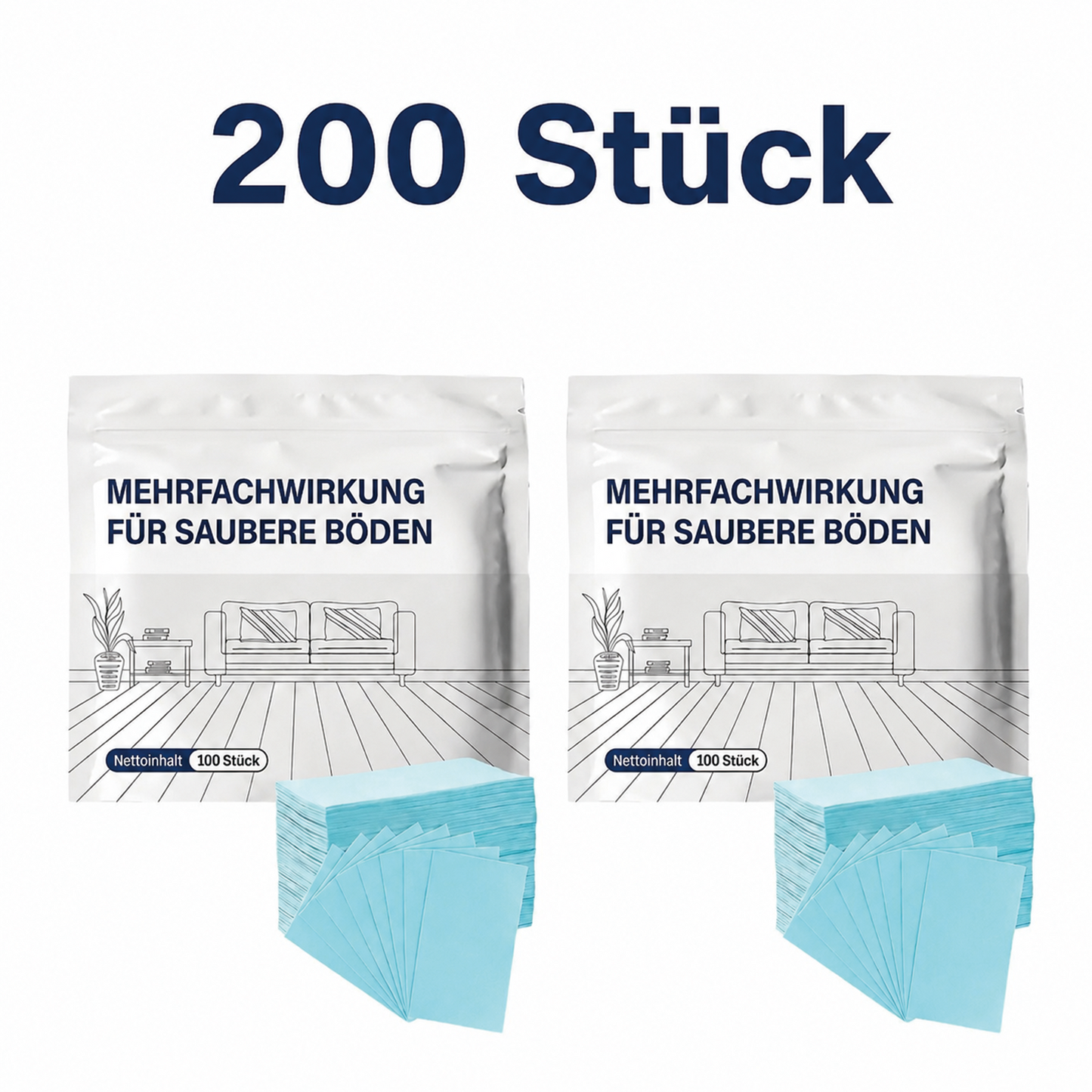 Bodenreiniger Tabs – Hartholz, Fliesen & Laminat
