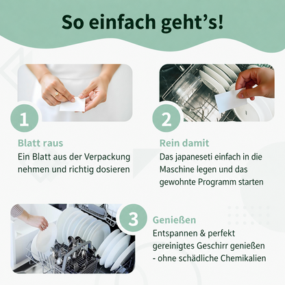Umweltfreundliche Spuelmaschinen Blaetter