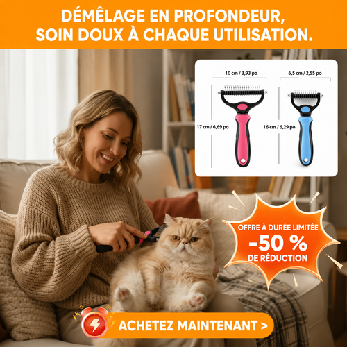 7 raisons pour lesquelles les propriétaires d'animaux de compagnie optent pour l'outil de toilettage Pet Pro