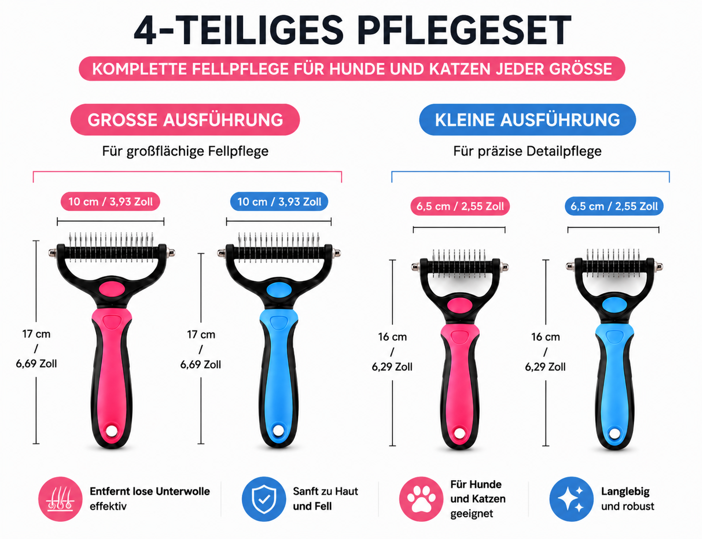 Familienset – 2 große + 2 kleine